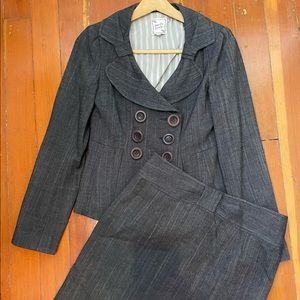 Nanette Lepore two-piece skirt suit, size 6.
